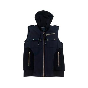 BALMAIN “BULLETPROOF” VEST WITH HOODIE